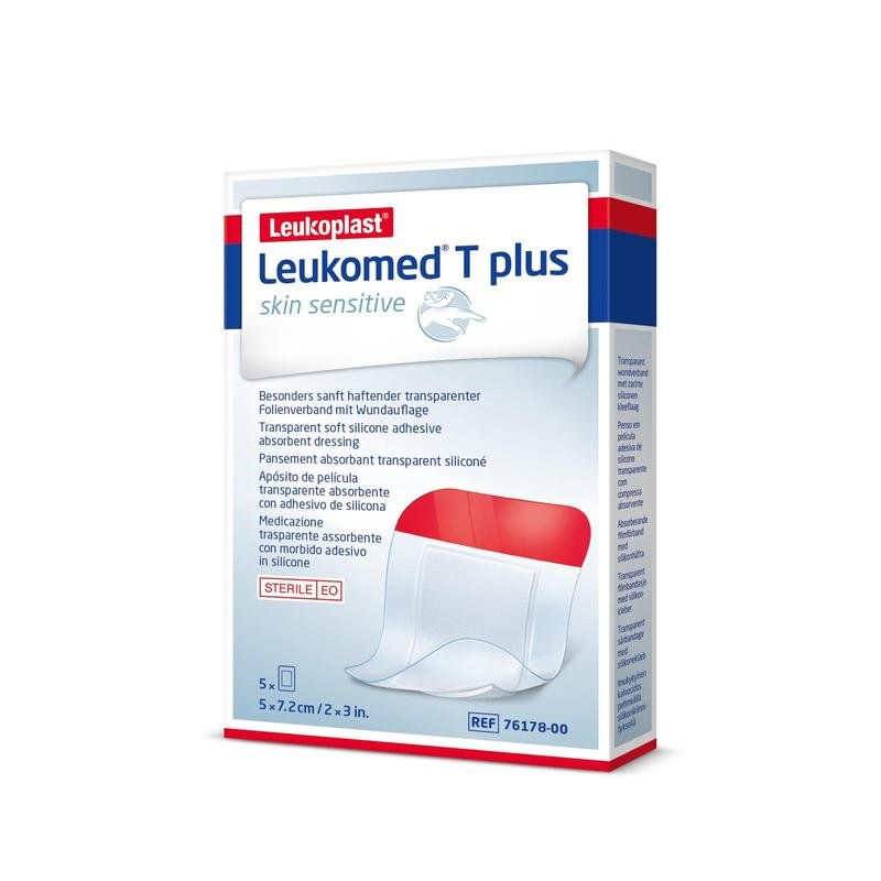 Leukomed T plus skin sensitive, sterylny przezroczysty opatrunek, WA