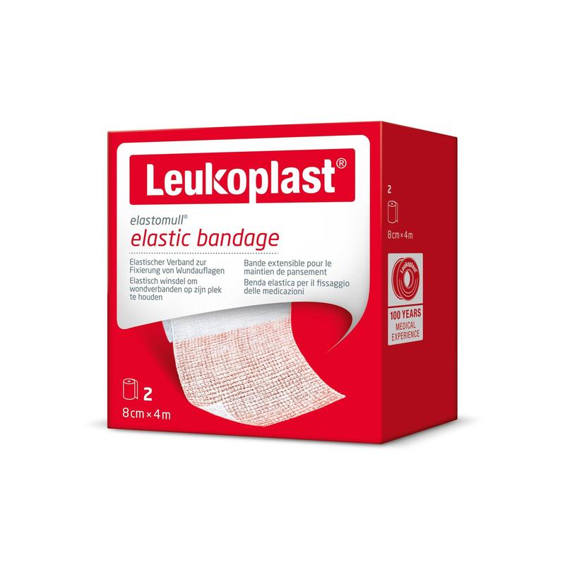 Plaster elastomull, elastyczny bandaż mocujący, biały