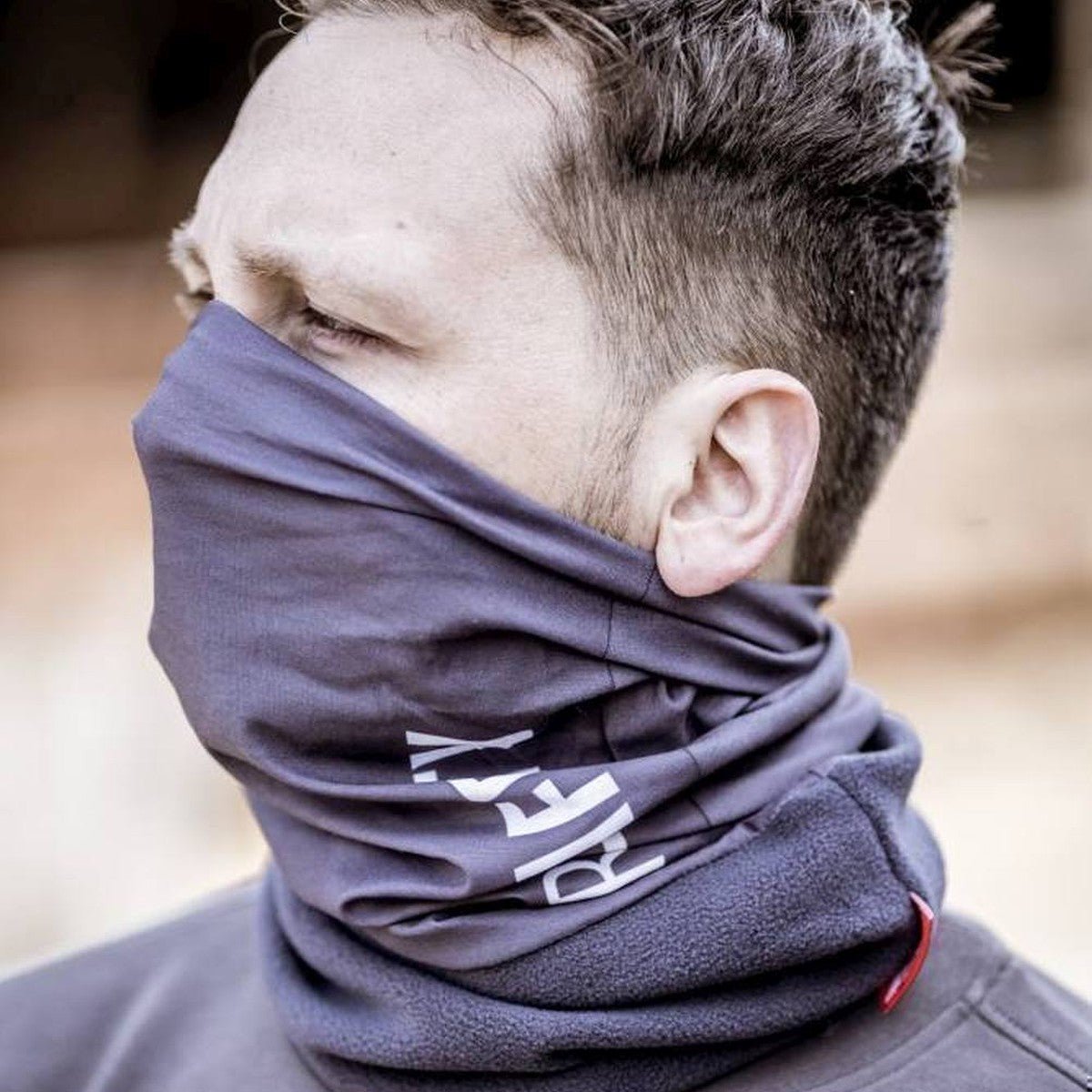 Wielofunkcyjna tkanina rurowa NITRAS, antracyt Poliester: 100% | Opakowanie (1 szt.)