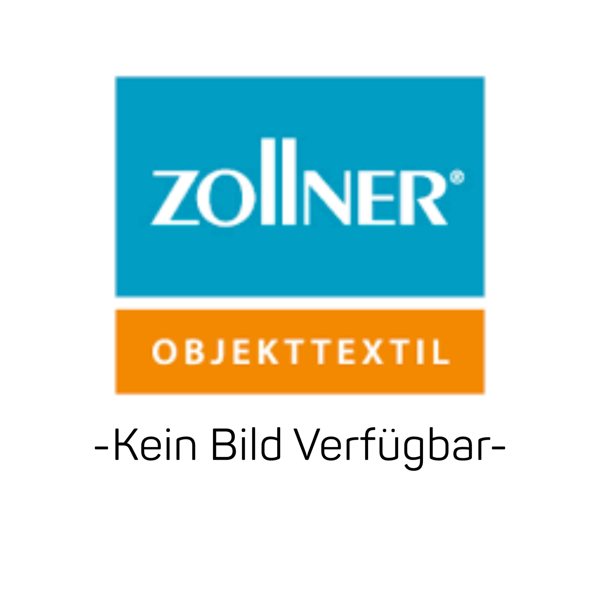 Ein blaues Rechteck mit weißem Zollner" steht über einem orangefarbenen Balken mit weißem Objekttextil"; darunter steht in schwarzer Schrift -Kein Bild Verfügbar-" und verweist auf hochwertige Berufskleidung wie die Zollner Berufshose Dani, 34, marine, der Zollner Objekttextil GmbH.