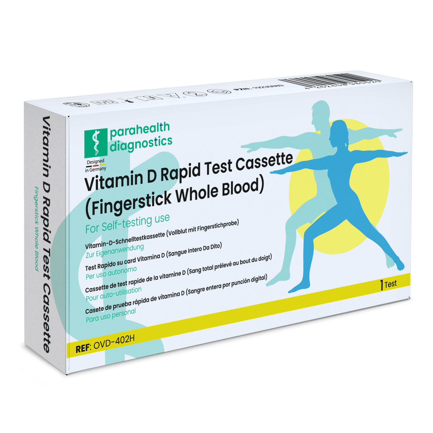 Cały test testowy zestaw testowy VITAMIN-D Szybki szybki test | 1 kawałek