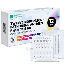 Zestaw szybkiego testu 12 w 1 do wykrywania antygenów (COVID-19, grypa A/B, paciorkowce, legionella i inne) | Opakowanie (1 test)