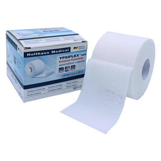 YPSIFLEX® bandaż mocujący przylepny, nie zawierający lateksu | Opakowanie (1 rolka)