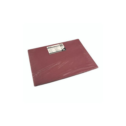 Prostokątna kasztanowa papierowa podkładka stołowa firmy PAPSTAR GmbH ma wymiary 30 x 40 cm i jest dostarczana w plastikowym opakowaniu z biało-czarną etykietą.