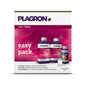 Plagron Easy Pack Terra firmy Bertels B.V. zawiera 100% mineralny nawóz w butelkach „Terra Grow”, „Terra Bloom” i „Green Sensation”. Miarka jest również dołączona do zestawu i obiecuje poprawę kwitnienia, odporności, zdrowia gleby i zwiększenie plonów.