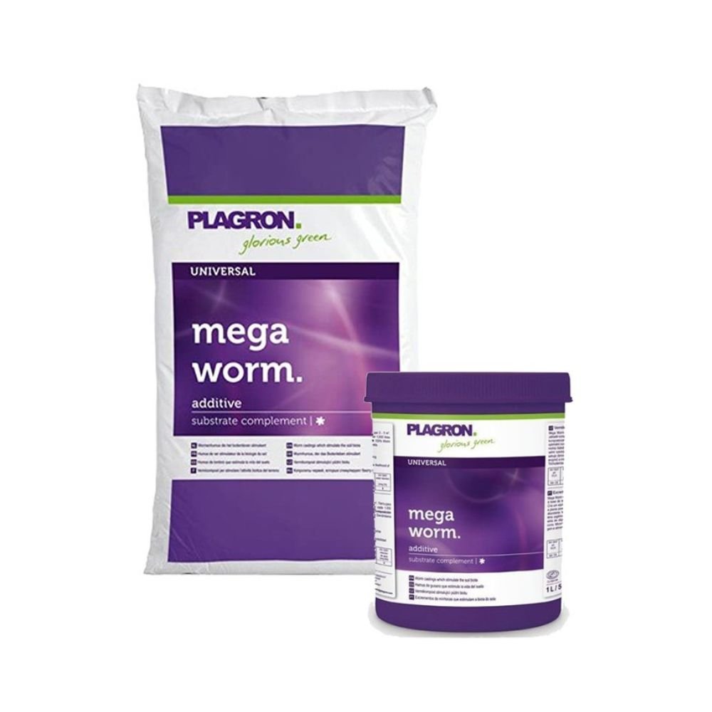 Dwa produkty firmy Bertels B.V., „Plagron Mega Worm”, pełnią rolę naturalnych środków poprawiających jakość gleby; są one dostępne w dużych białych i fioletowych workach oraz w mniejszych fioletowych pojemnikach opatrzonych logo marki. Są to dodatki do podłoża, bogate w pierwiastki śladowe i enzymy.