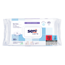 Seni Chusteczki nawilżane Care Soft | Opakowanie (80 sztuk)