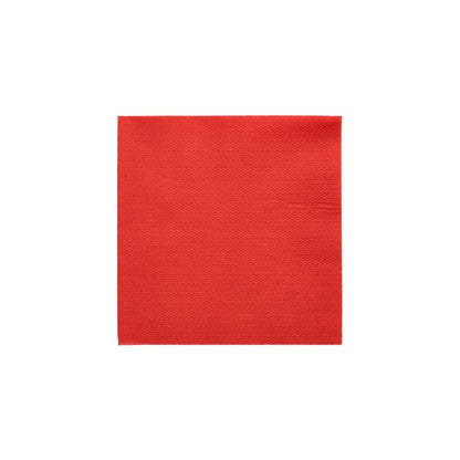 Eine einzelne Serviette PAPSTAR 100 Servietten, 1-lagig 1/4-Falz 33x33 cm von PAPSTAR GmbH ist unbenutzt und sauber auf einem weißen Hintergrund angeordnet und bietet eine umweltfreundliche Auswahl für Ihren gedeckten Tisch.