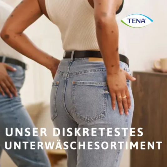 TENA Silhouette Plus Black Inkontinenzpants Gr. M | Packung (12 Stück)