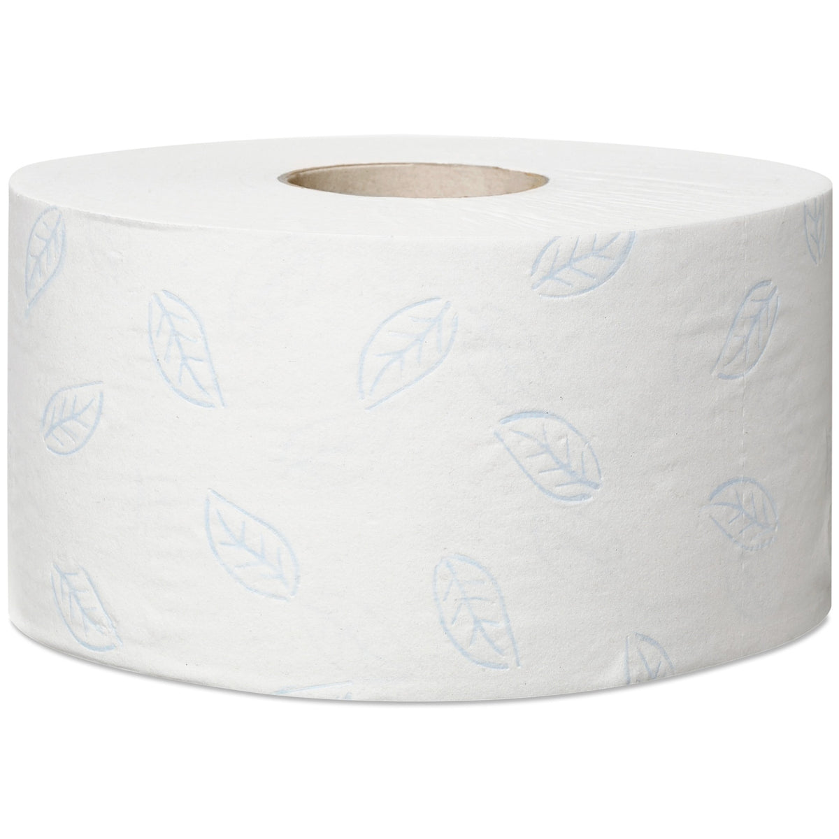 Tork Mini Jumbo Toilettenpapier Premium 2-lagig – weiße Rolle mit Prägung