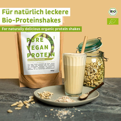 Organiczny wegański proszek białkowy neutralny bez soi