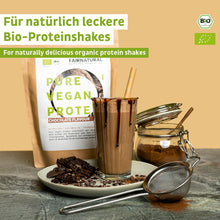Organiczna wegańska czekolada w proszku białkowa bez soi