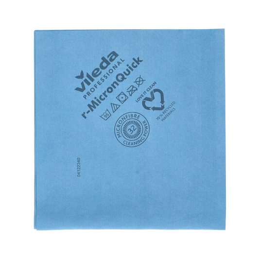 Vileda Professional R-Nanotech Micron Microfibre Cleaning Clean Yellow-38x40 cm | Paczka (5 sztuk)