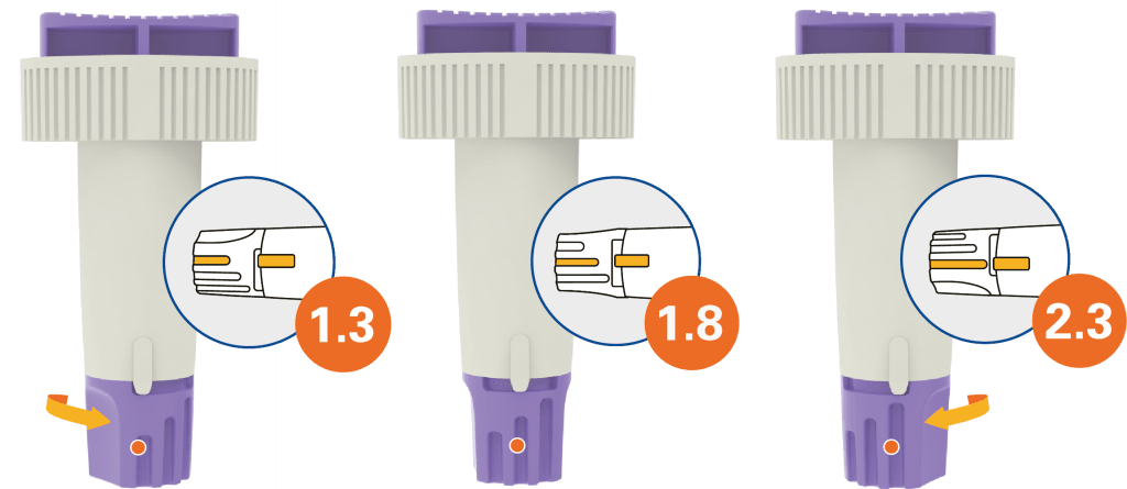 Nakłuwacze bezpieczne Alphacheck TRI 23G | Opakowanie (100 sztuk)