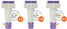 Nakłuwacze bezpieczne Alphacheck TRI 23G | Opakowanie (100 sztuk)