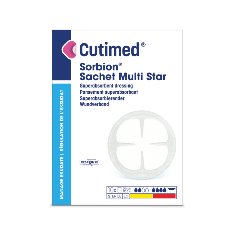 Cutimed Sorbion Sachet Multi Star, opatrunek na rany