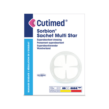 Cutimed Sorbion Sachet Multi Star, opatrunek na rany
