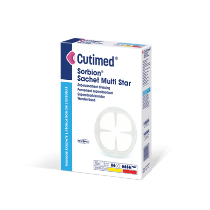 Cutimed Sorbion Sachet Multi Star, opatrunek na rany