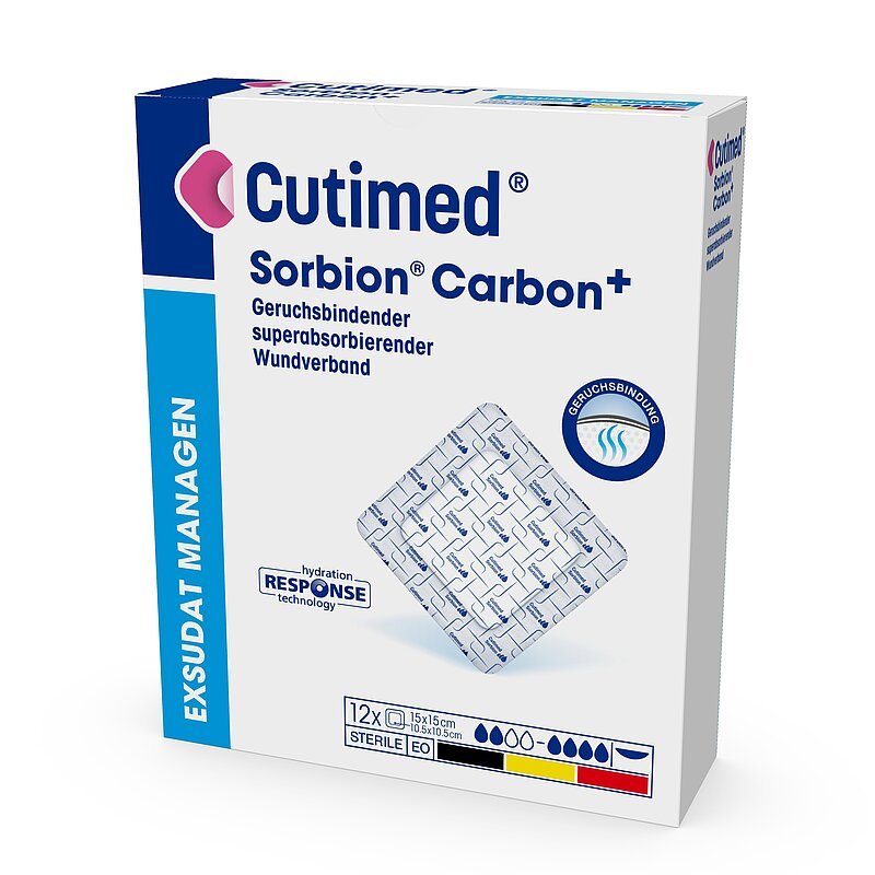 Cutimed Sorbion Carbon+, opatrunek na rany