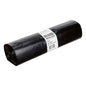 Worki na śmieci Deiss wykonane z przetworzonego LDPE, 240 litrów, 1000x1250x0,06 mm, czarne | Rolada (10 sztuk)