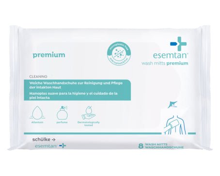 Rękawice myjące esemtan premium 8 ST SP | Opakowanie (8 sztuk)