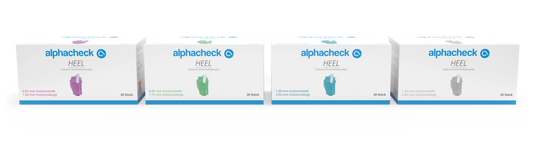 Lancet zabezpieczający do nacięcia pięty Alphacheck