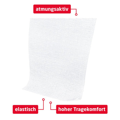 Plaster elastomull, elastyczny bandaż mocujący, biały