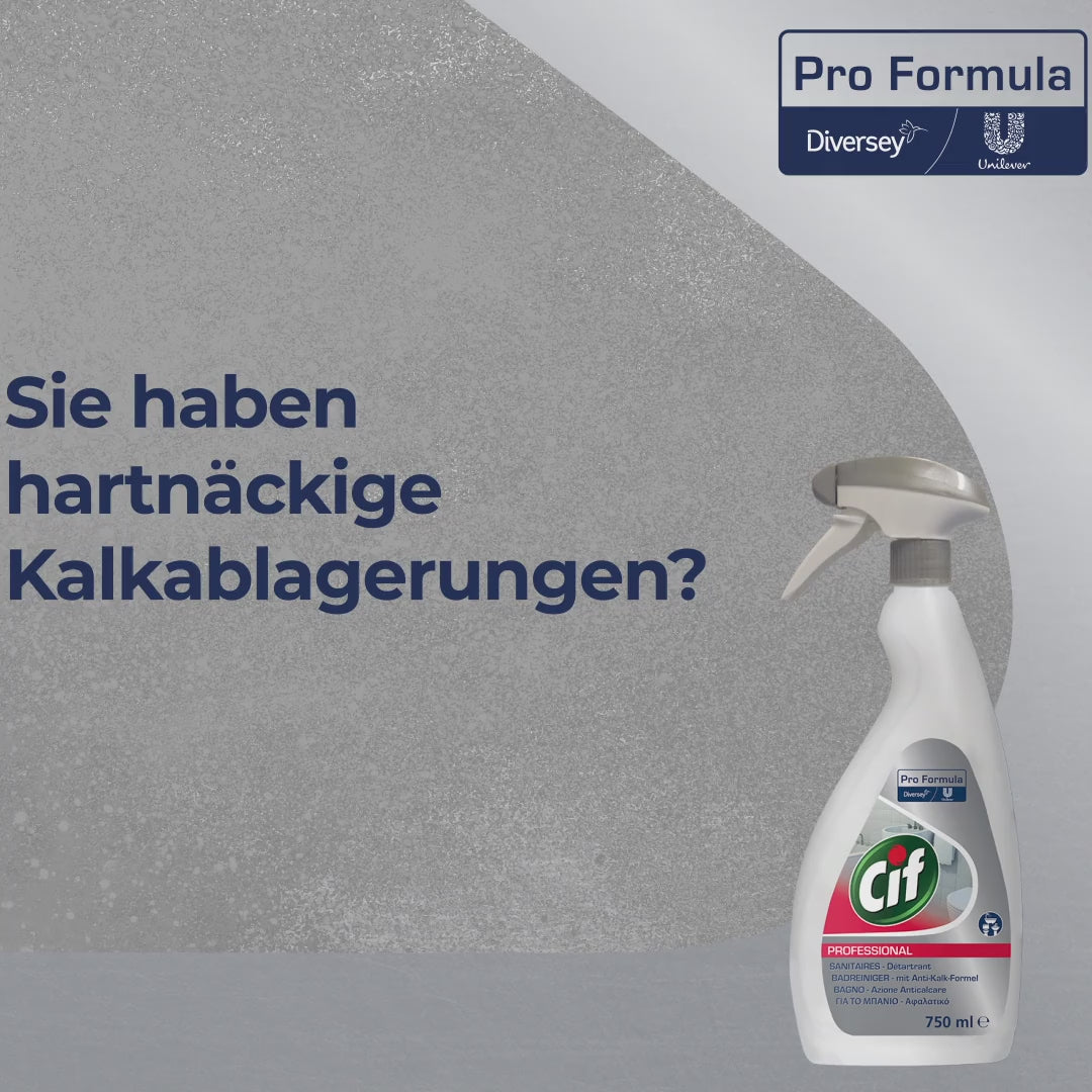 CIF Professional Cleaner, Cleaner and Descaler | Butelka (750 ml)