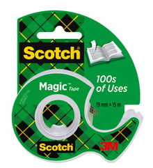 Taśma klejąca Scotch® Magic™ Clipstrips, Cool Colors, 19 mm x 19 m, 2 x 12 rolek | Opakowanie (1 rolka)