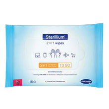 Chusteczki Sterillium® 2 w 1 | Opakowanie (15 sztuk)